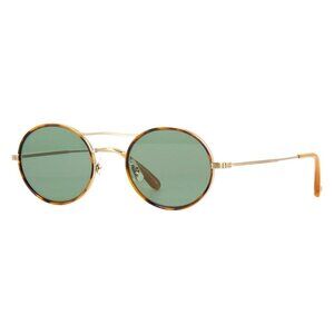 New GARRETT LEIGHT Sanborn Havana Round 4046 JT-MG/SFPG15 Sunglasses Women